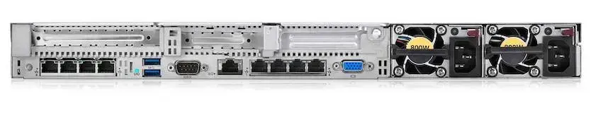 HP DL360 GEN9 back panel